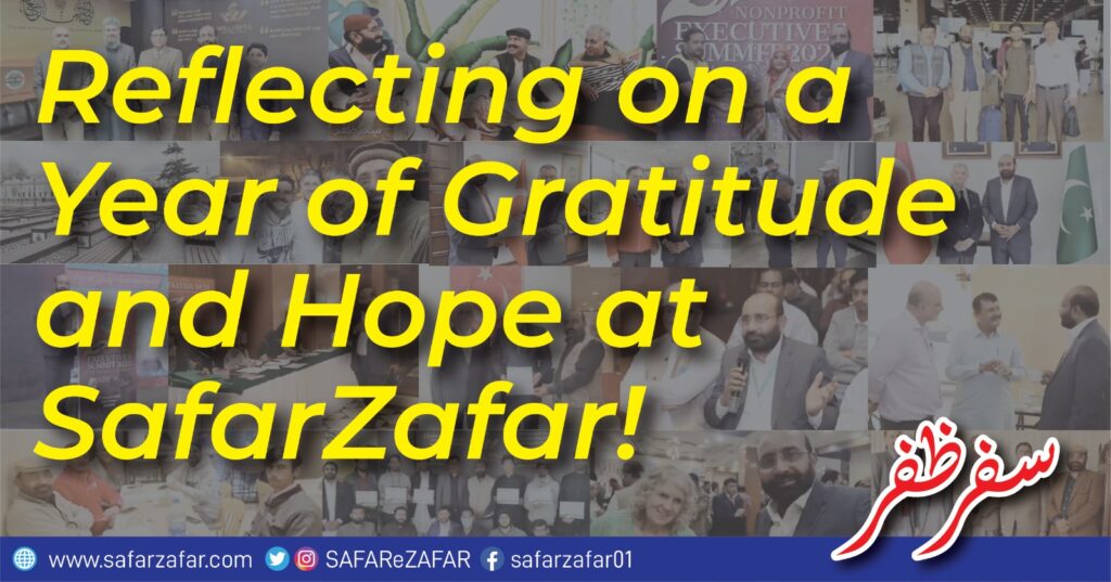 🌟 Reflecting on a Year of Gratitude and Hope at SafarZafar!